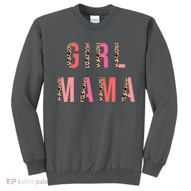 Girl Mama Leopard Sweatshirt