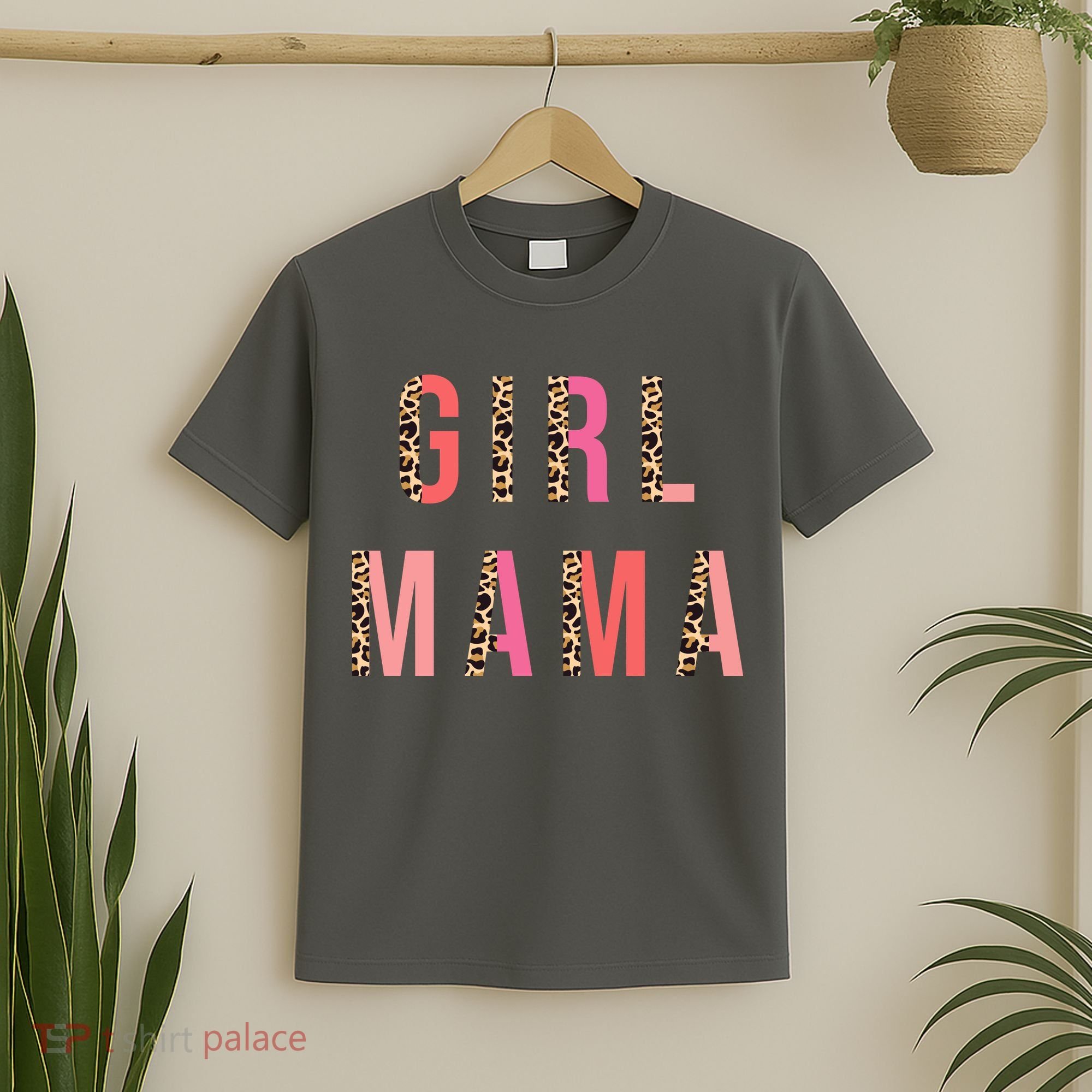 Girl Mama Leopard T-Shirt