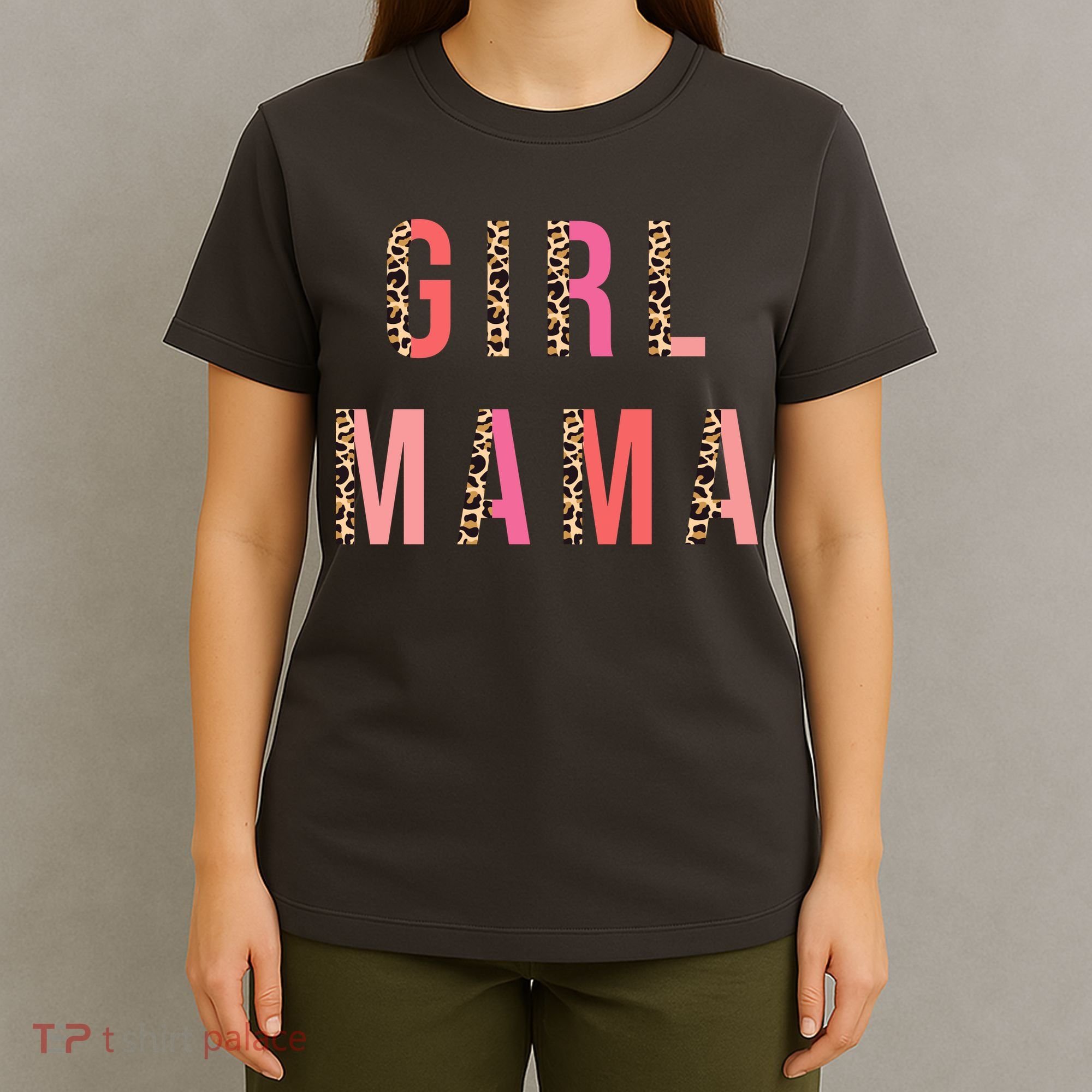 Girl Mama Leopard T-Shirt