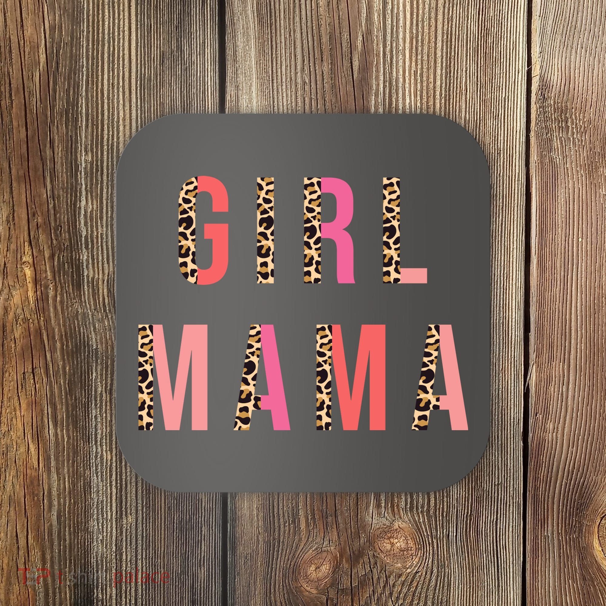 Girl Mama Leopard Coaster
