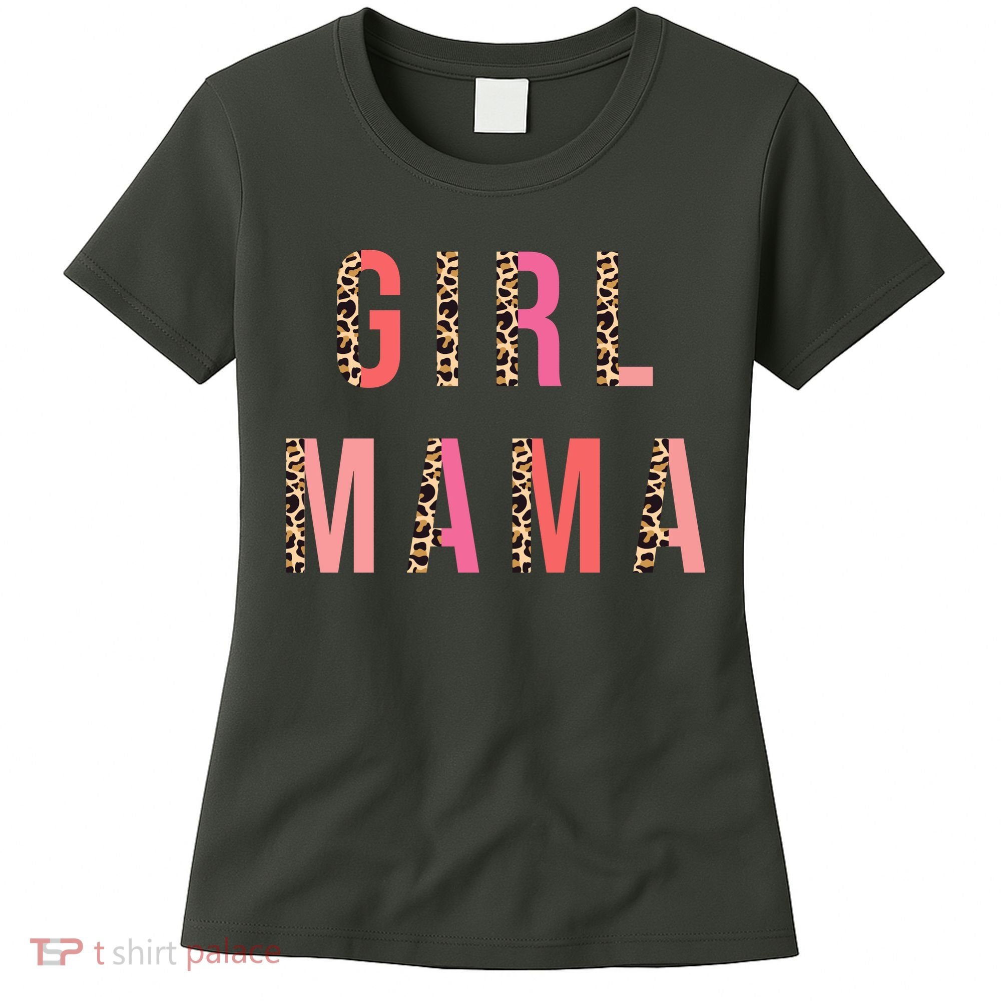 Girl Mama Leopard Women's T-Shirt