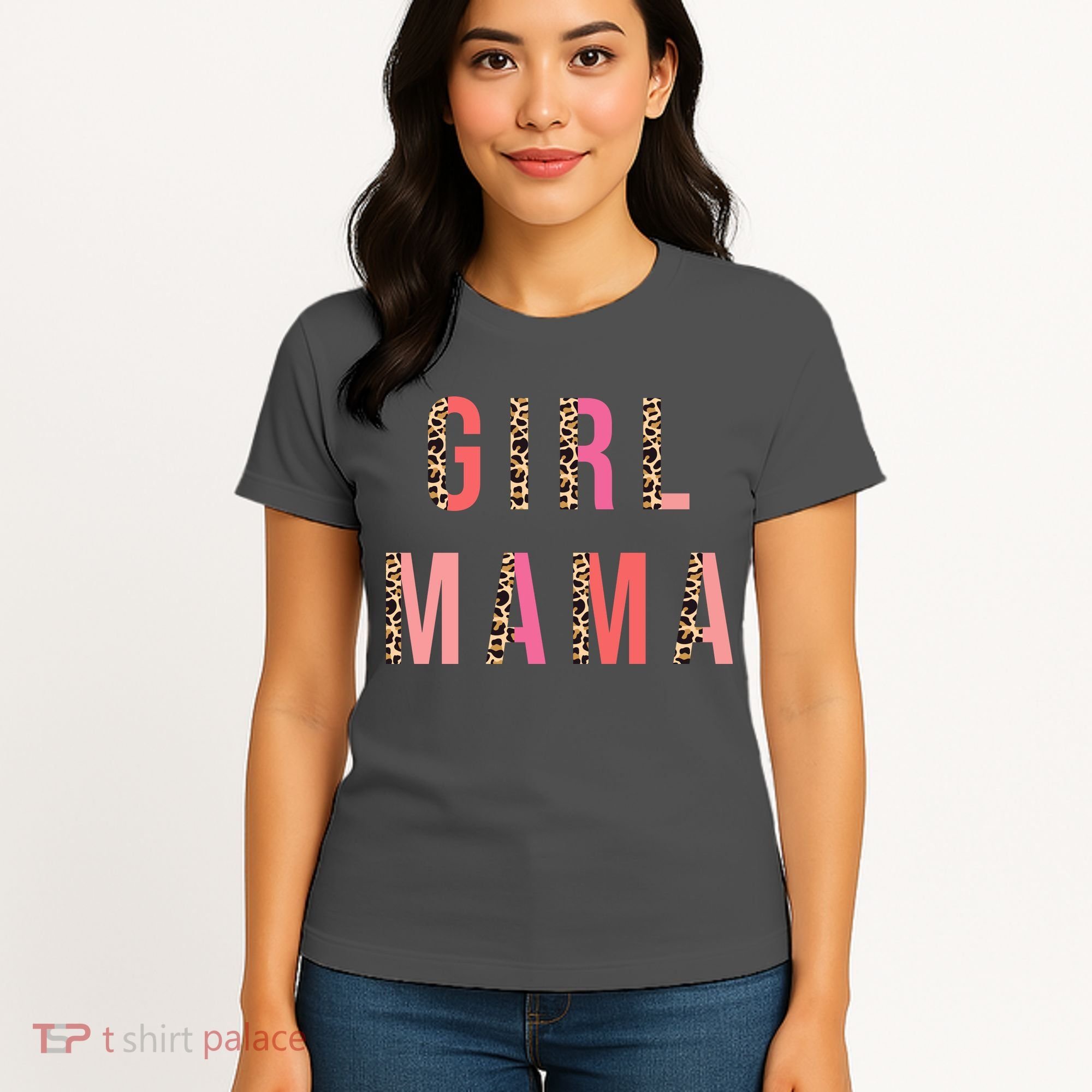 Girl Mama Leopard Women's T-Shirt