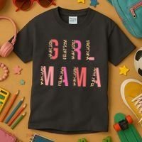 Girl Mama Leopard Kids T-Shirt thumb 3