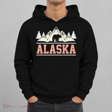 Glacier Mountain Landscape Alaskan Bear Wildlife Alaska Hoodie