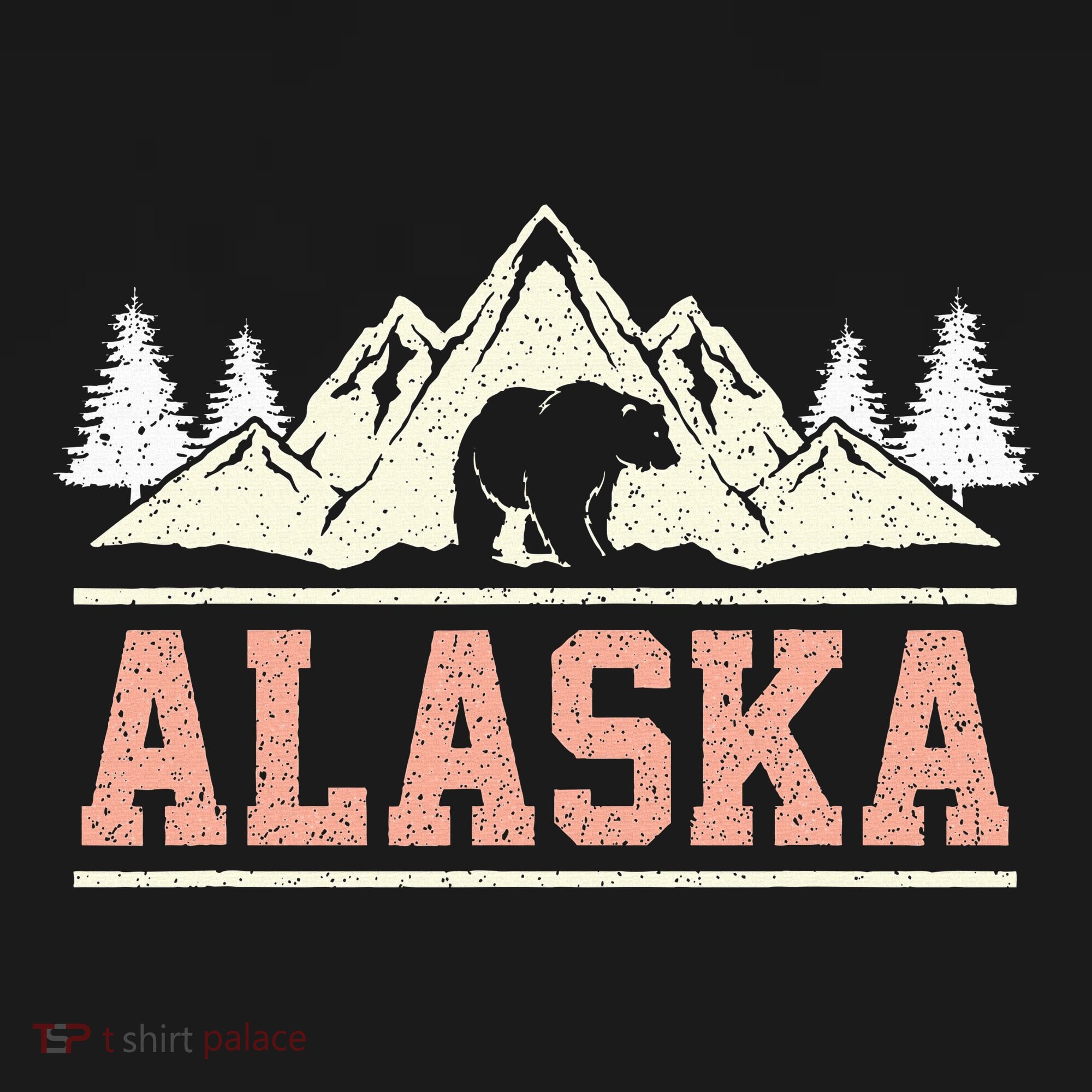 Glacier Mountain Landscape Alaskan Bear Wildlife Alaska Hoodie