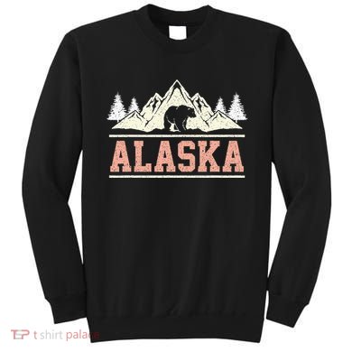 Glacier Mountain Landscape Alaskan Bear Wildlife Alaska Sweatshirt