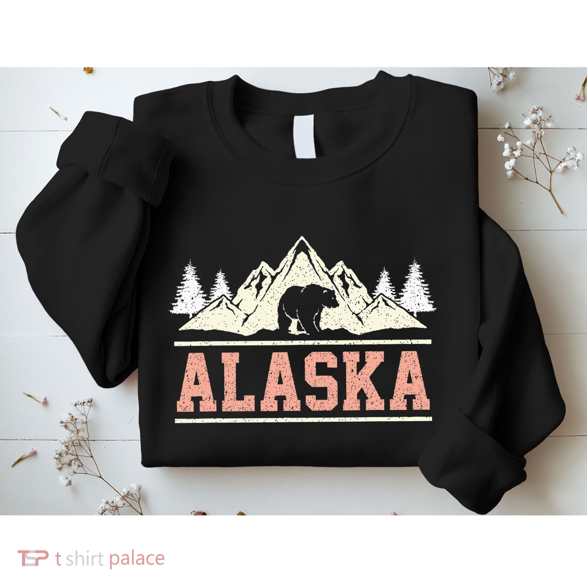 Glacier Mountain Landscape Alaskan Bear Wildlife Alaska Sweatshirt