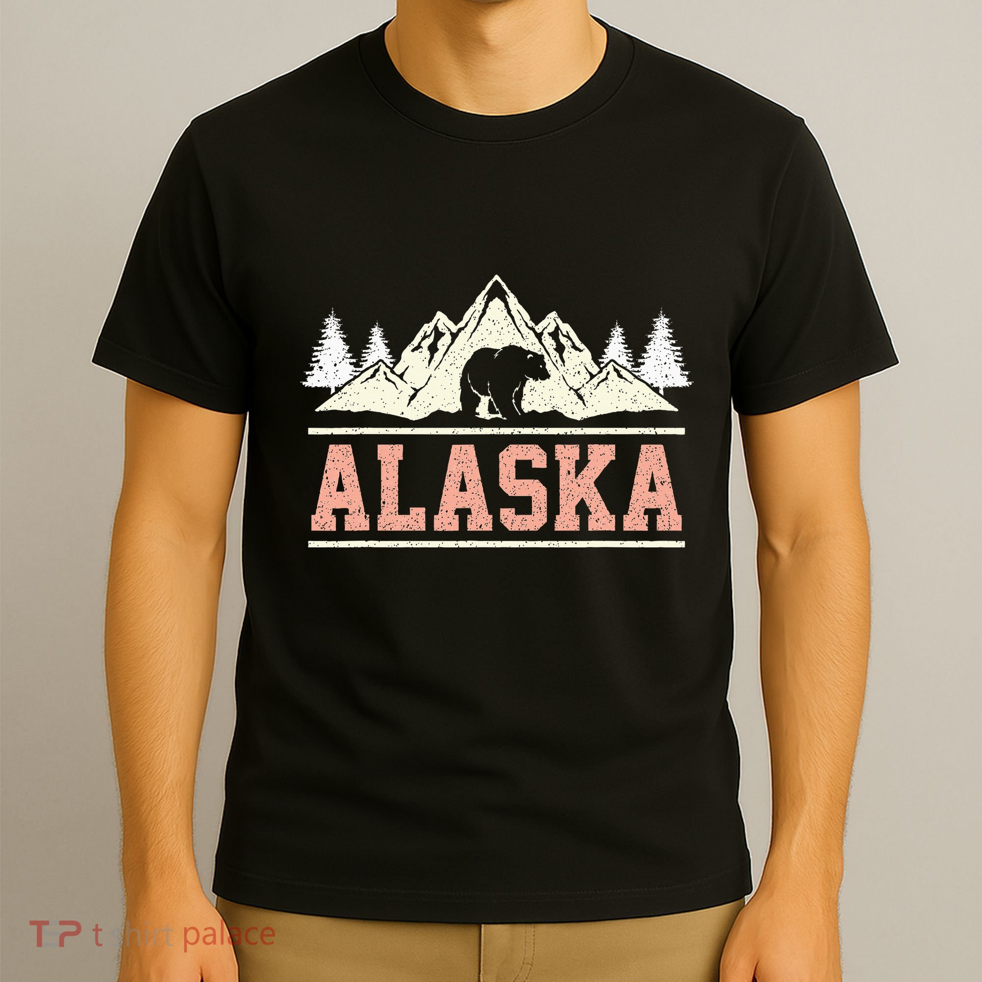 Glacier Mountain Landscape Alaskan Bear Wildlife Alaska T-Shirt