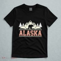 Glacier Mountain Landscape Alaskan Bear Wildlife Alaska T-Shirt thumb 5