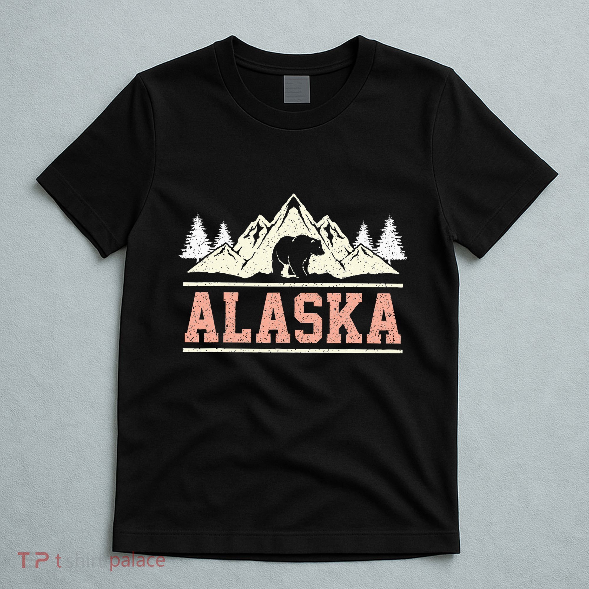 Glacier Mountain Landscape Alaskan Bear Wildlife Alaska T-Shirt
