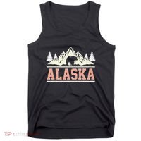 Glacier Mountain Landscape Alaskan Bear Wildlife Alaska Tank Top thumb 0