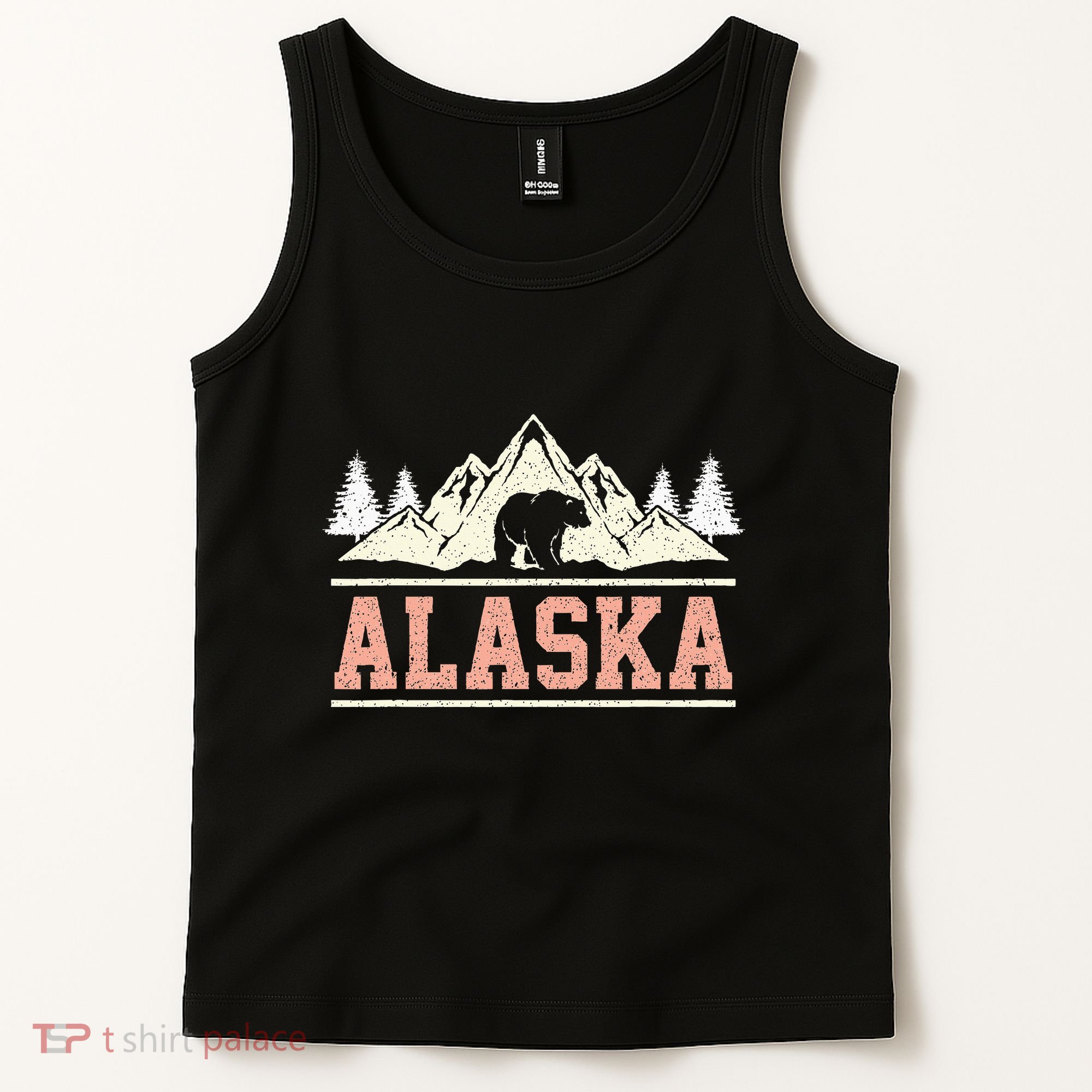 Glacier Mountain Landscape Alaskan Bear Wildlife Alaska Tank Top