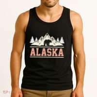 Glacier Mountain Landscape Alaskan Bear Wildlife Alaska Tank Top thumb 3