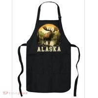 Glacier Mountain Landscape Alaskan Wildlife Alaska Moose Apron thumb 0