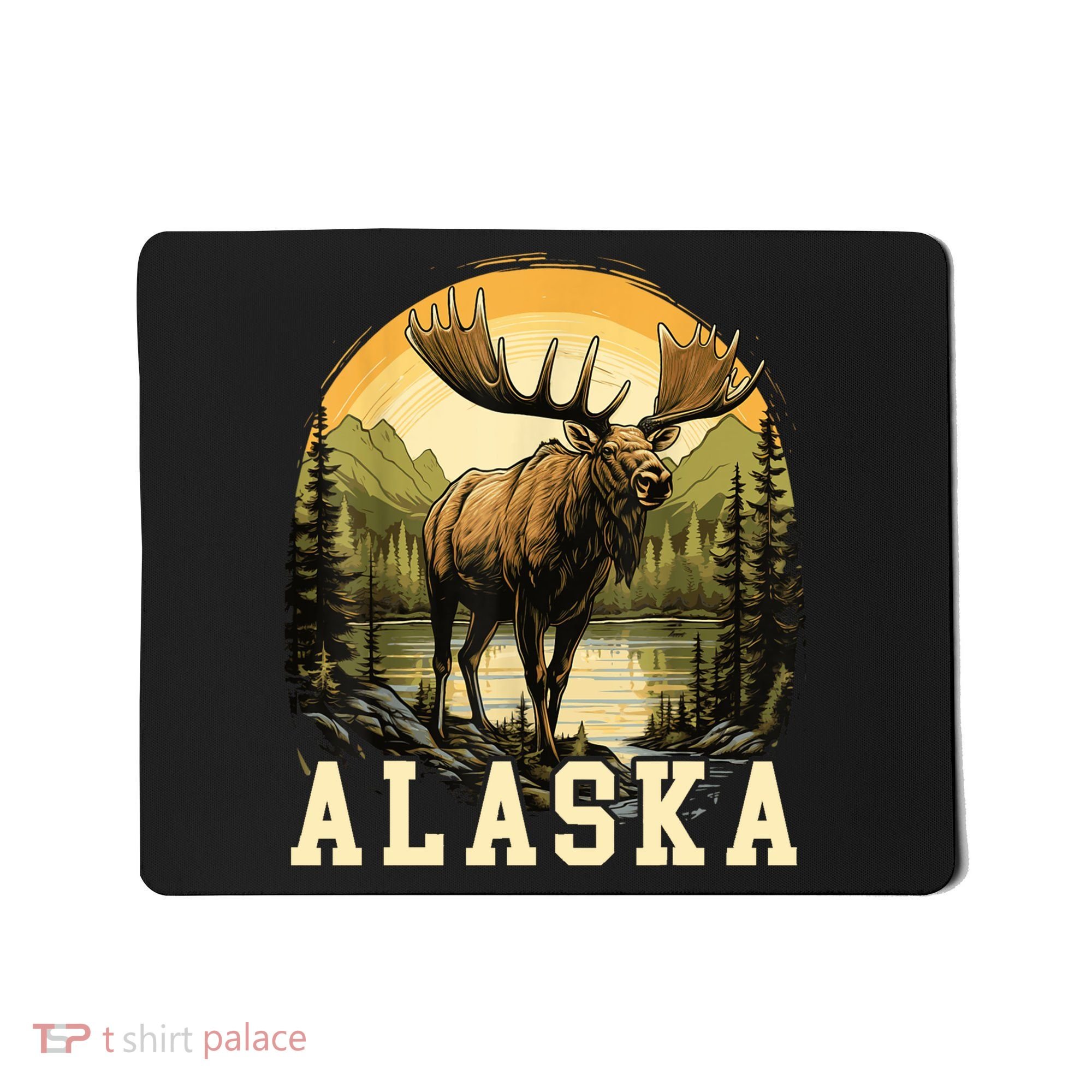 Glacier Mountain Landscape Alaskan Wildlife Alaska Moose Mousepad