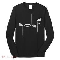 Golf Minimalist Logo Women Golf Fan Golfer Long Sleeve Shirt thumb 0