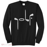 Golf Minimalist Logo Women Golf Fan Golfer Sweatshirt thumb 0