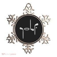 Golf Minimalist Logo Women Golf Fan Golfer Ornament thumb 0