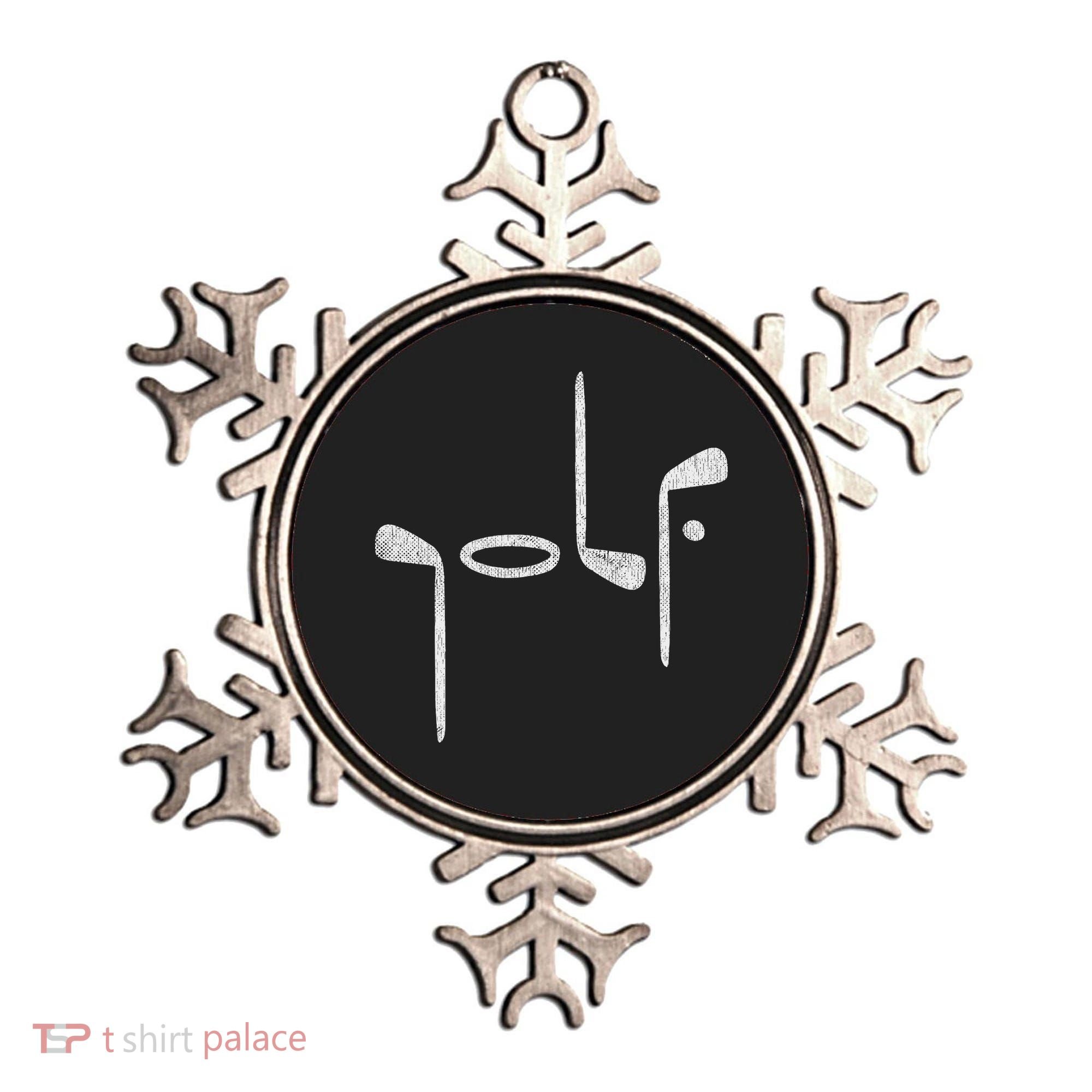 Golf Minimalist Logo Women Golf Fan Golfer Ornament