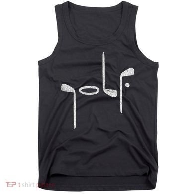 Golf Minimalist Logo Women Golf Fan Golfer Tank Top