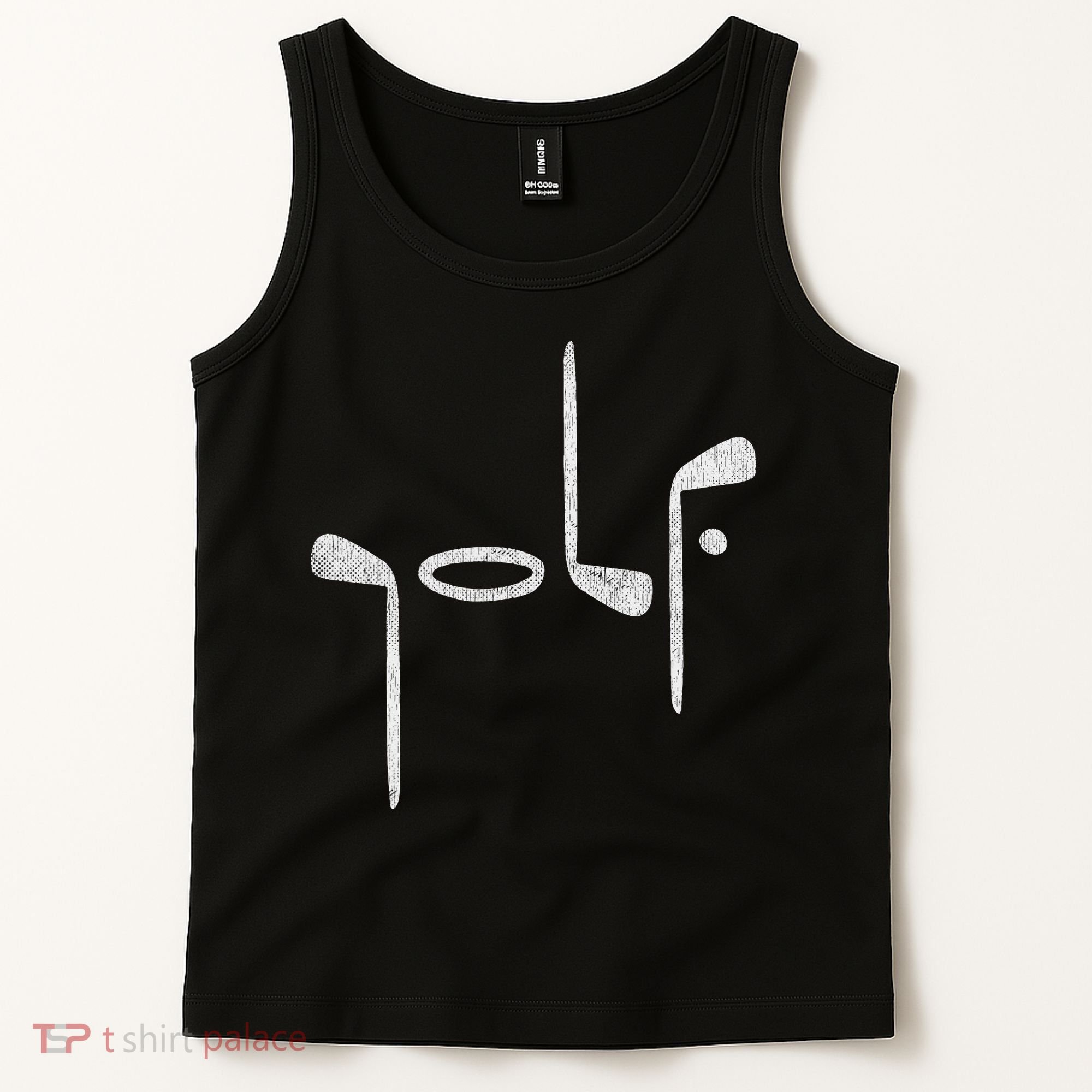 Golf Minimalist Logo Women Golf Fan Golfer Tank Top