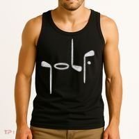 Golf Minimalist Logo Women Golf Fan Golfer Tank Top thumb 3