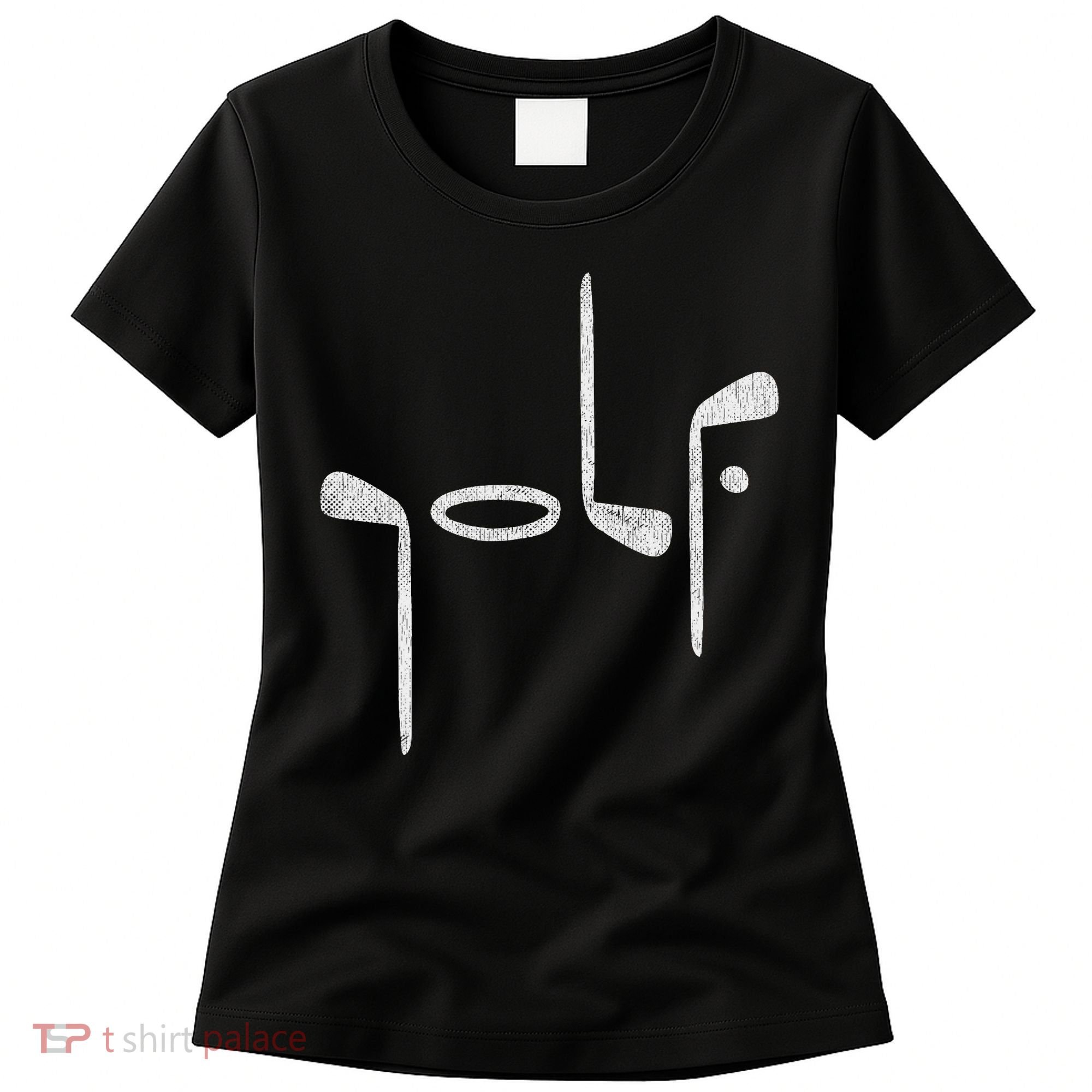Golf Minimalist Logo Women Golf Fan Golfer Women's T-Shirt
