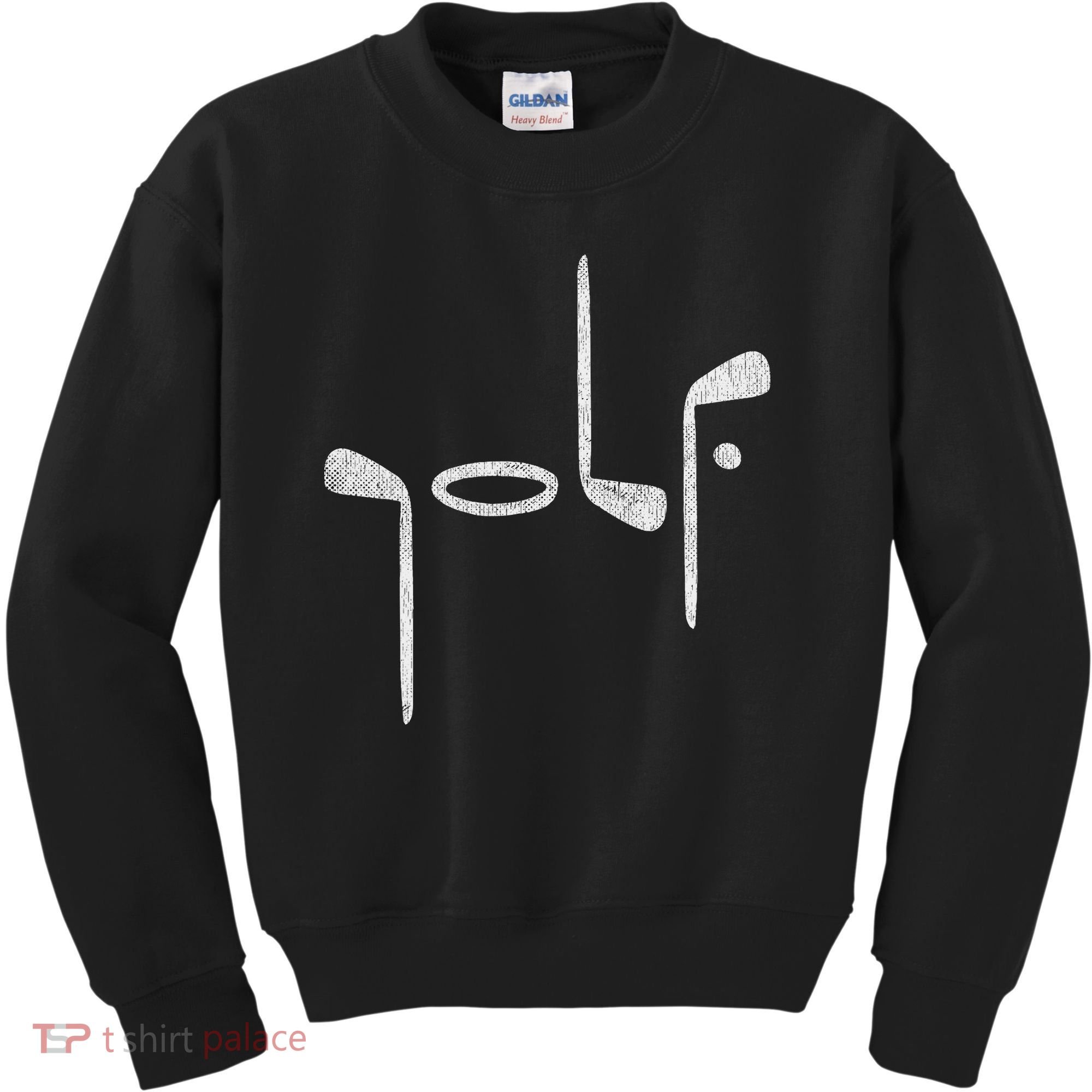 Golf Minimalist Logo Women Golf Fan Golfer Kids Sweatshirt