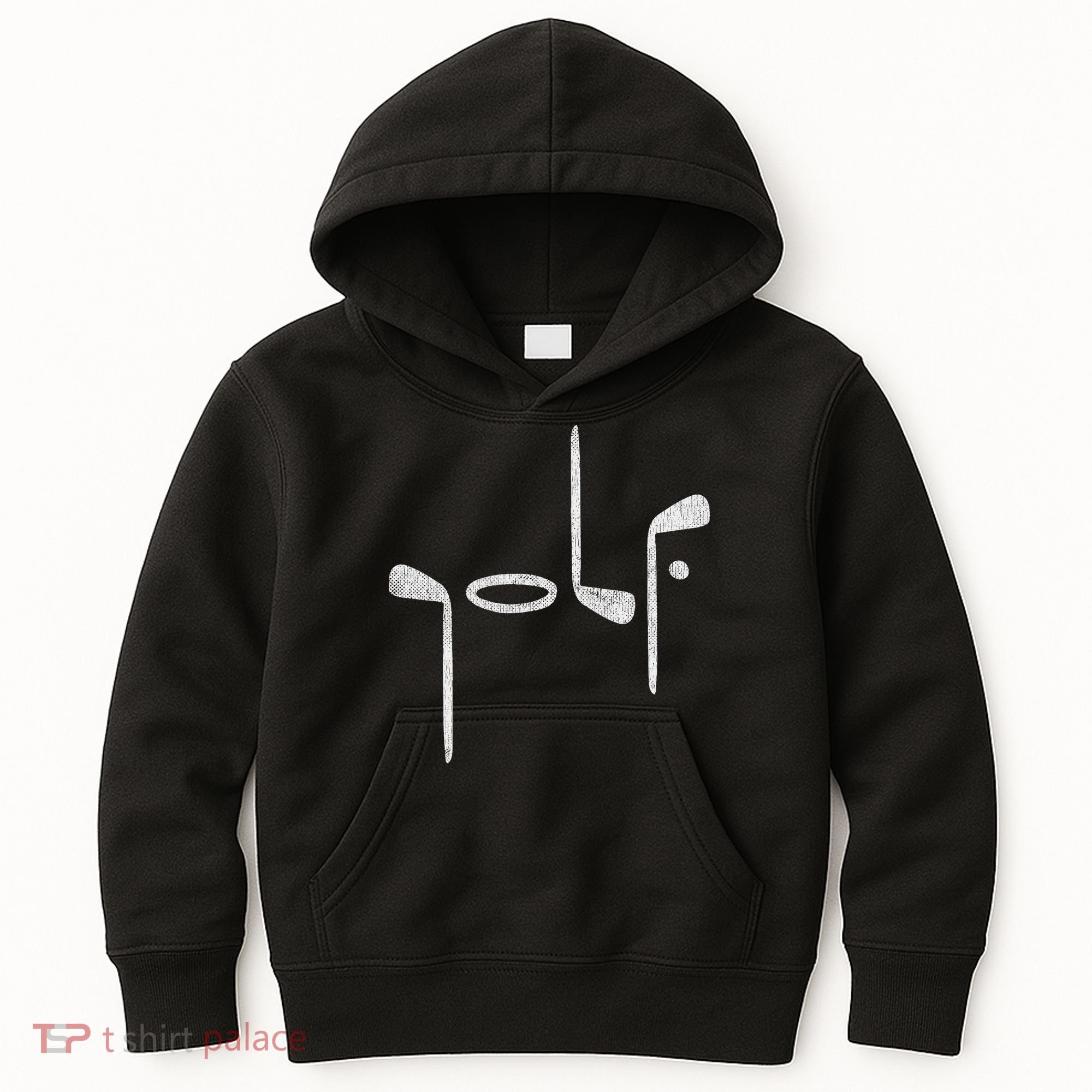 Golf Minimalist Logo Women Golf Fan Golfer Kids Hoodie