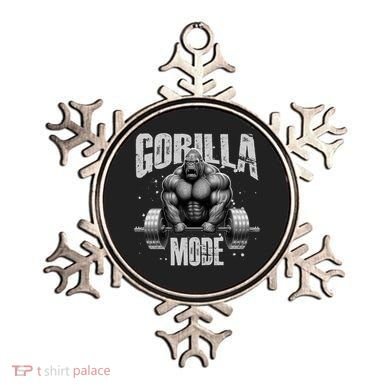 Gorilla Mode Lifting Weights Gym Workout Beast Motivation Meaningful Gift Ornament