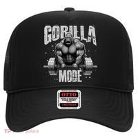 Gorilla Mode Lifting Weights Gym Workout Beast Motivation Meaningful Gift Hat thumb 0