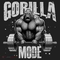 Gorilla Mode Lifting Weights Gym Workout Beast Motivation Meaningful Gift Golf Towel thumb 3