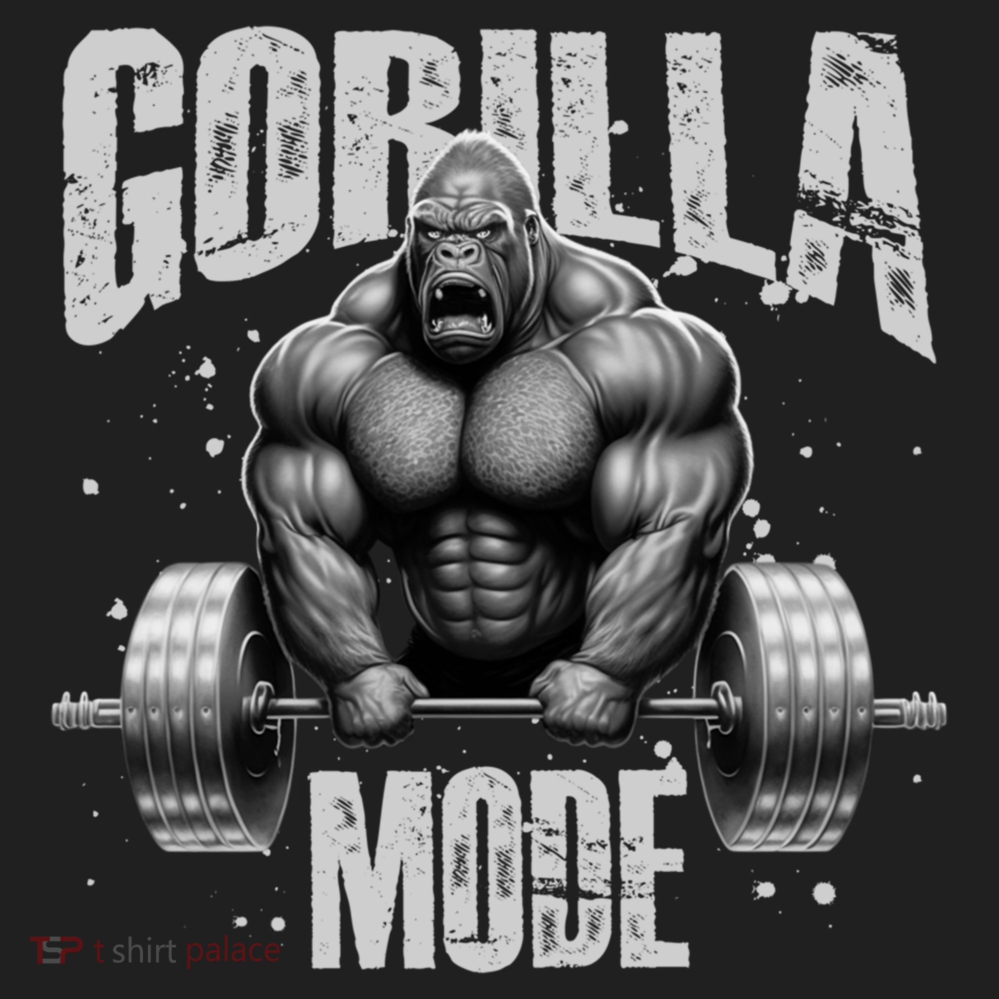 Gorilla Mode Lifting Weights Gym Workout Beast Motivation Meaningful Gift Golf Towel