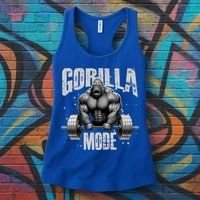 Gorilla Mode Lifting Weights Gym Workout Beast Motivation Meaningful Gift Women's Tank Top thumb 3