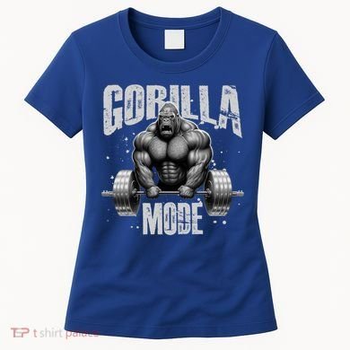 Gorilla Mode Lifting Weights Gym Workout Beast Motivation Meaningful Gift Women's T-Shirt