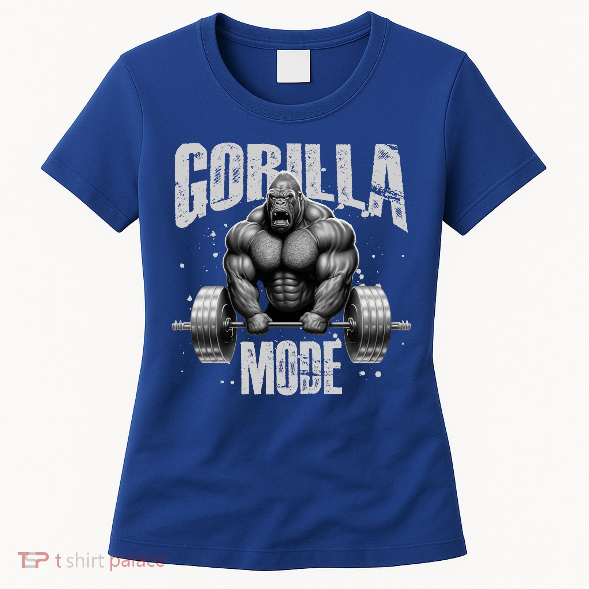 Gorilla Mode Lifting Weights Gym Workout Beast Motivation Meaningful Gift Women's T-Shirt