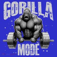 Gorilla Mode Lifting Weights Gym Workout Beast Motivation Meaningful Gift Women's T-Shirt thumb 6