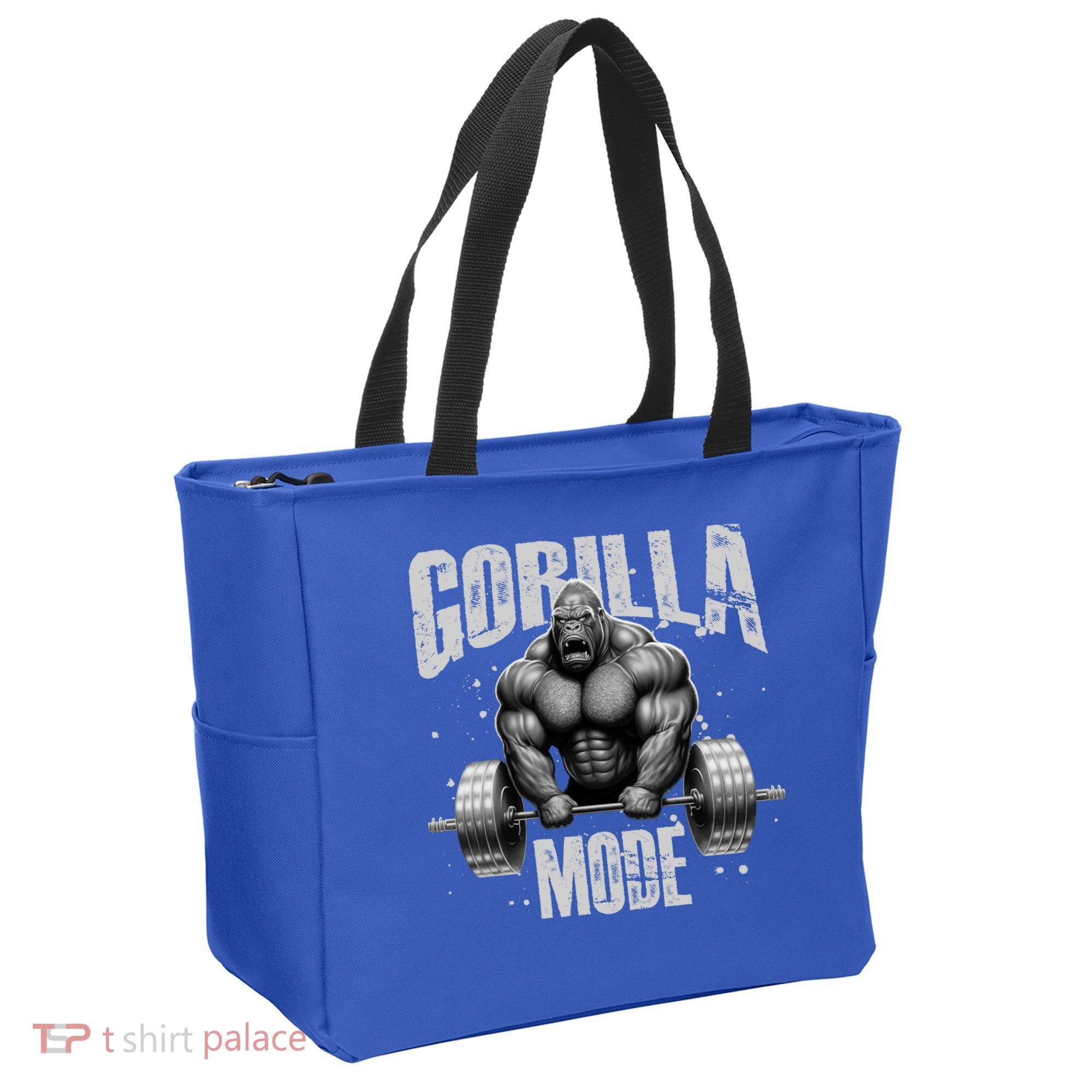 Gorilla Mode Lifting Weights Gym Workout Beast Motivation Meaningful Gift Tote Bag