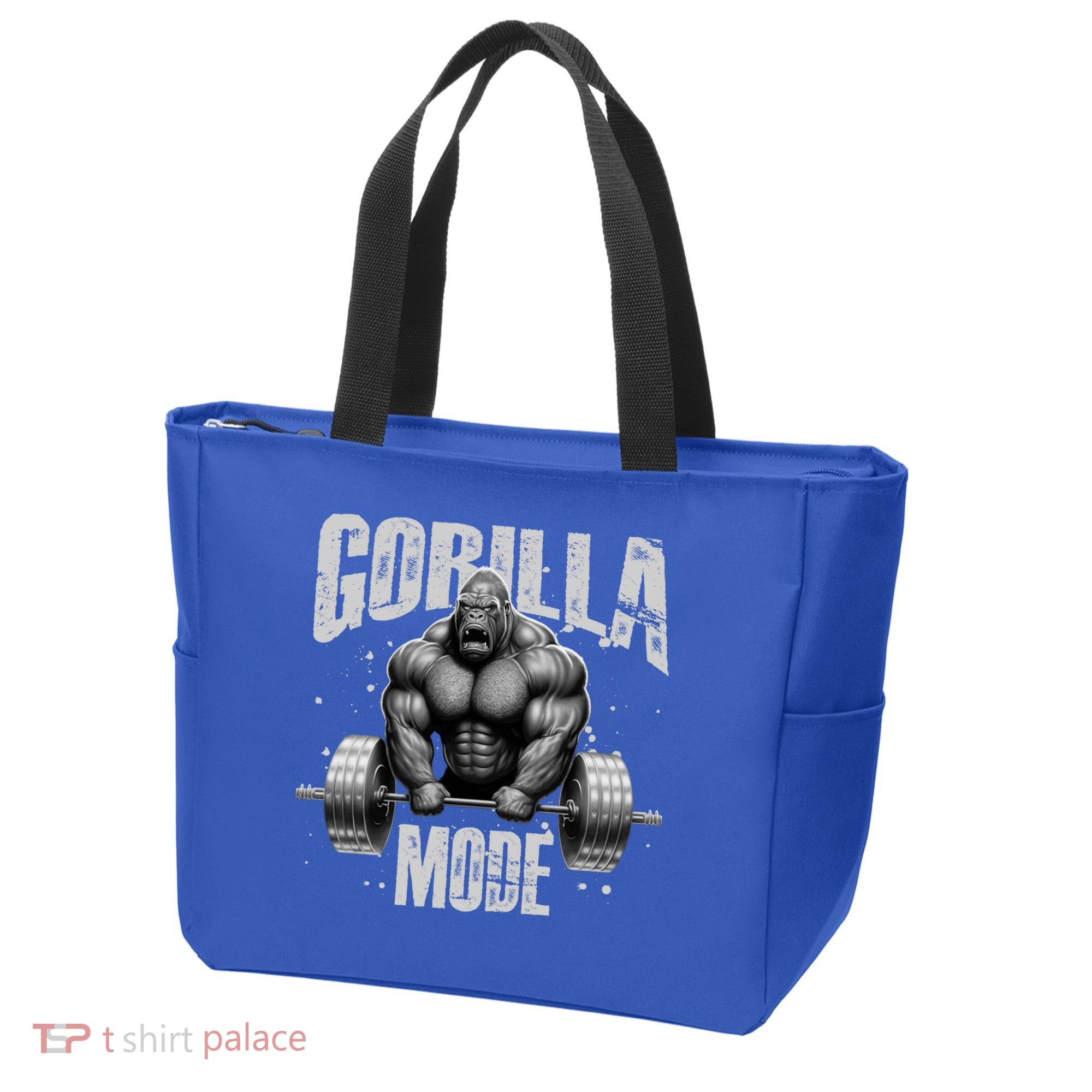 Gorilla Mode Lifting Weights Gym Workout Beast Motivation Meaningful Gift Tote Bag