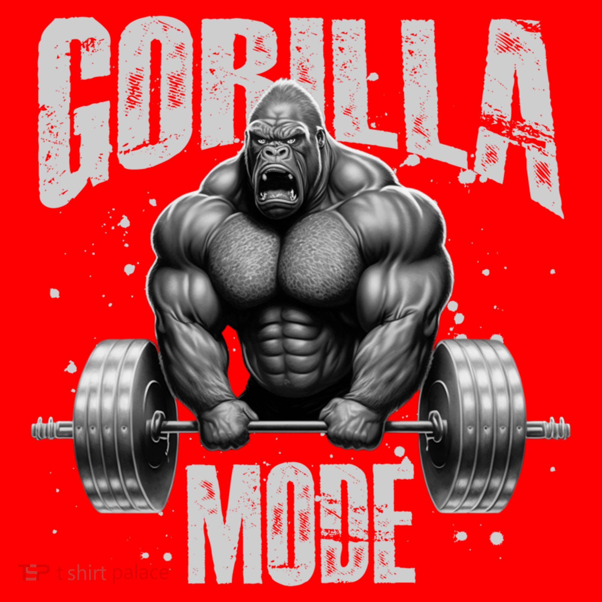 Gorilla Mode Lifting Weights Gym Workout Beast Motivation Meaningful Gift Santa Hat