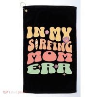 Groovy Mom Life Mothers Day Gift Golf Towel thumb 0