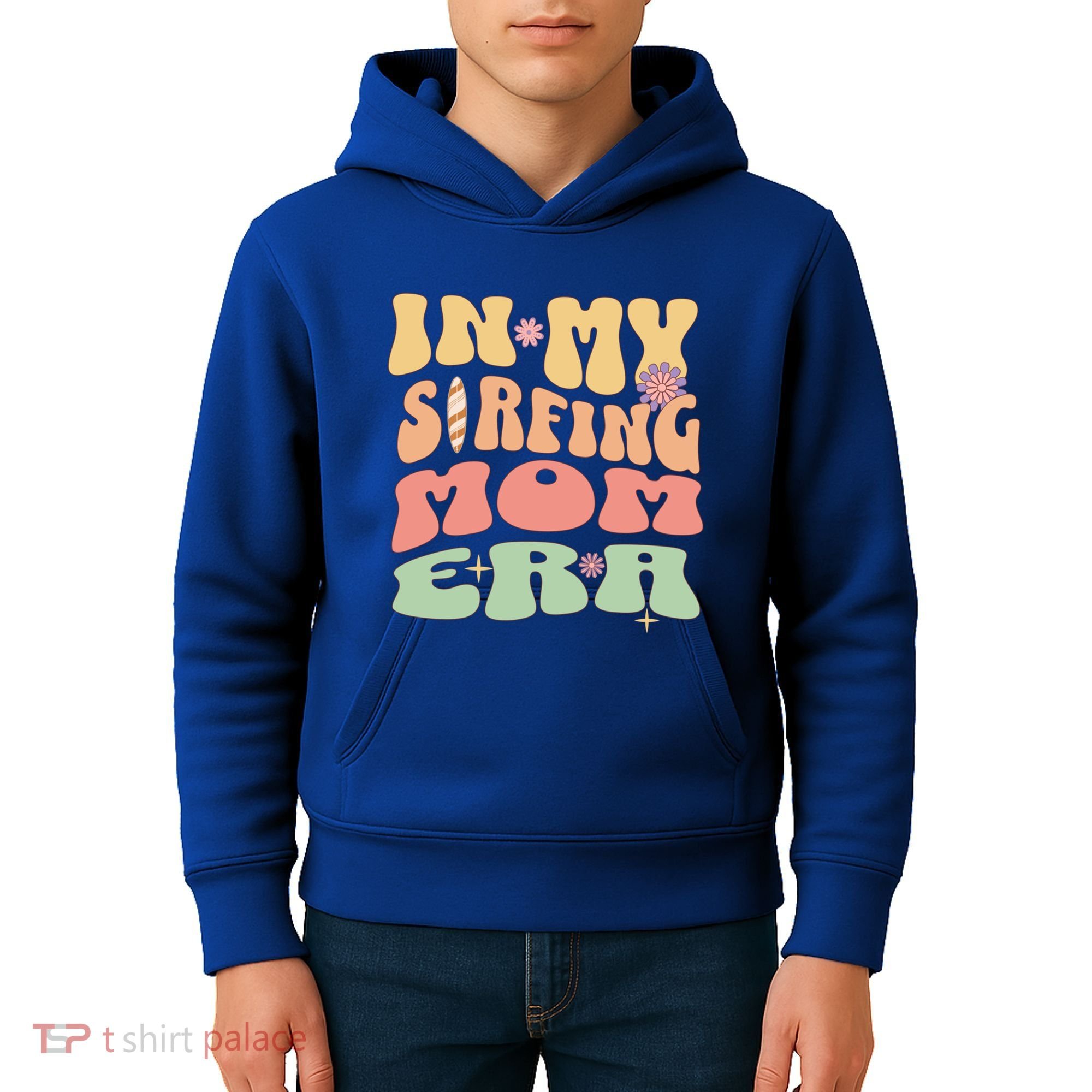 Groovy Mom Life Mothers Day Gift Kids Hoodie