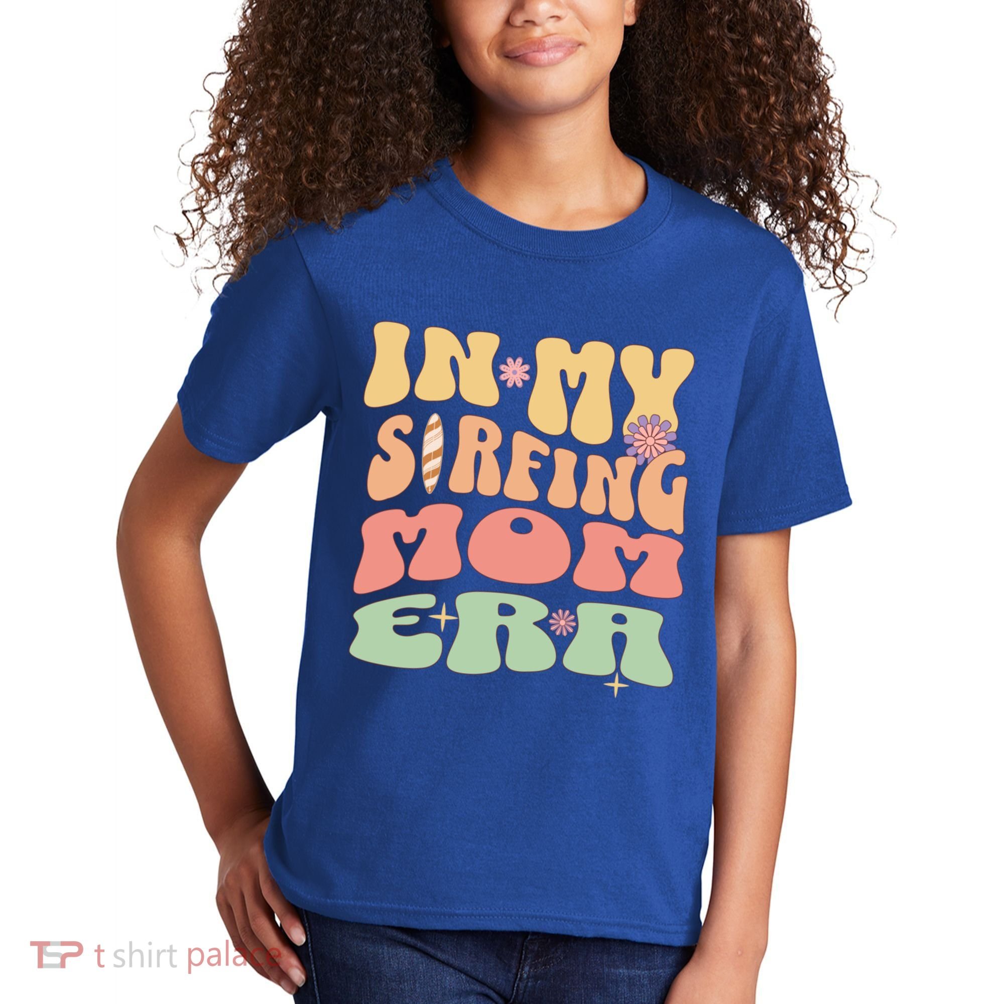 Groovy Mom Life Mothers Day Gift Kids T-Shirt