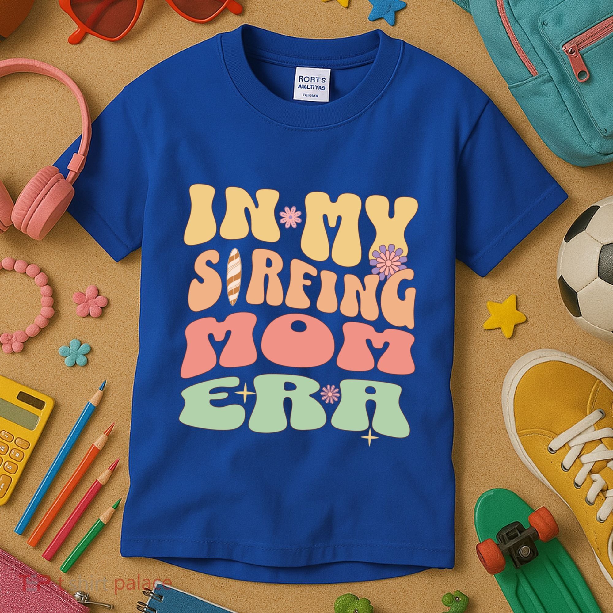 Groovy Mom Life Mothers Day Gift Kids T-Shirt