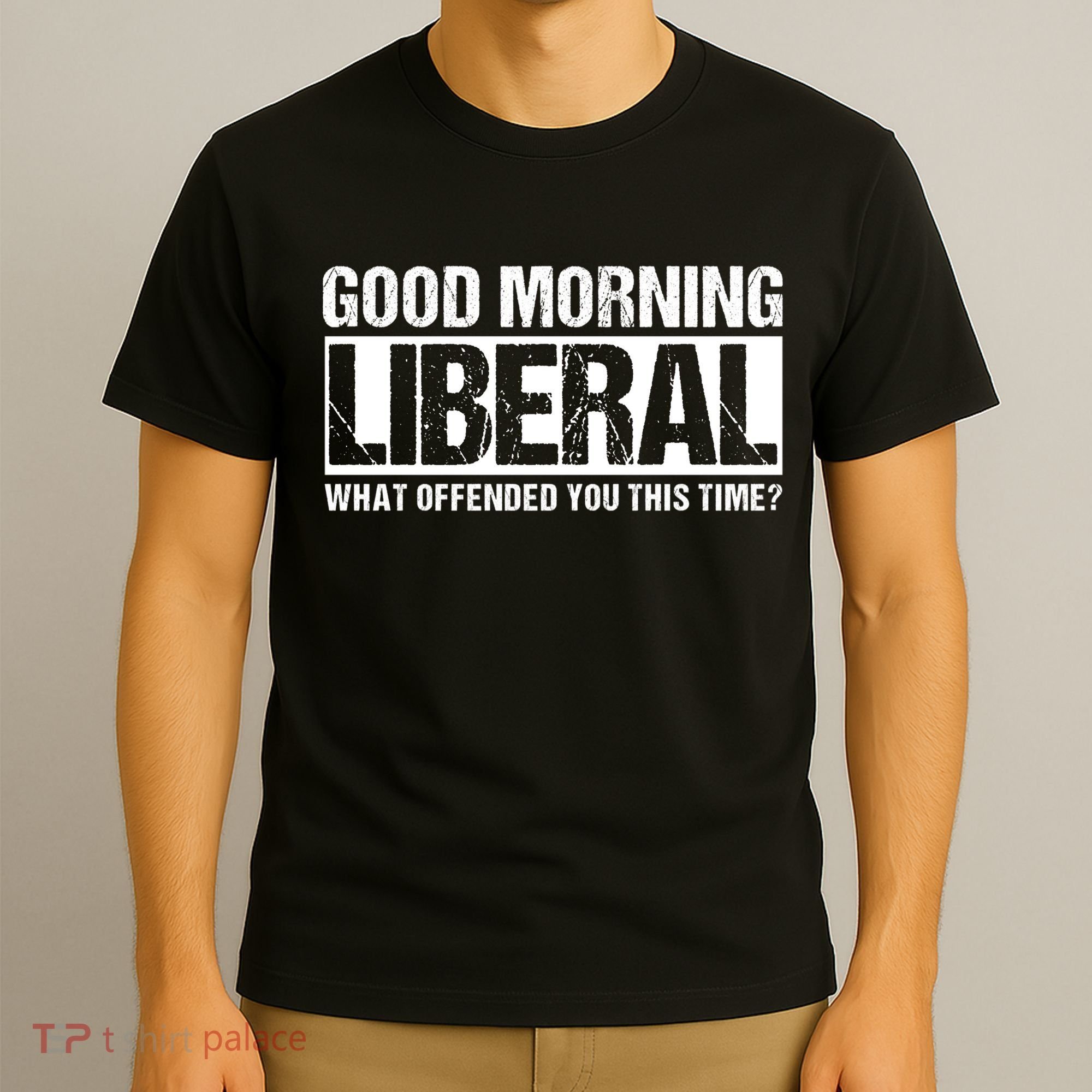 Good Morning Liberal What Offended You This Time? Anti Liberal T-Shirt