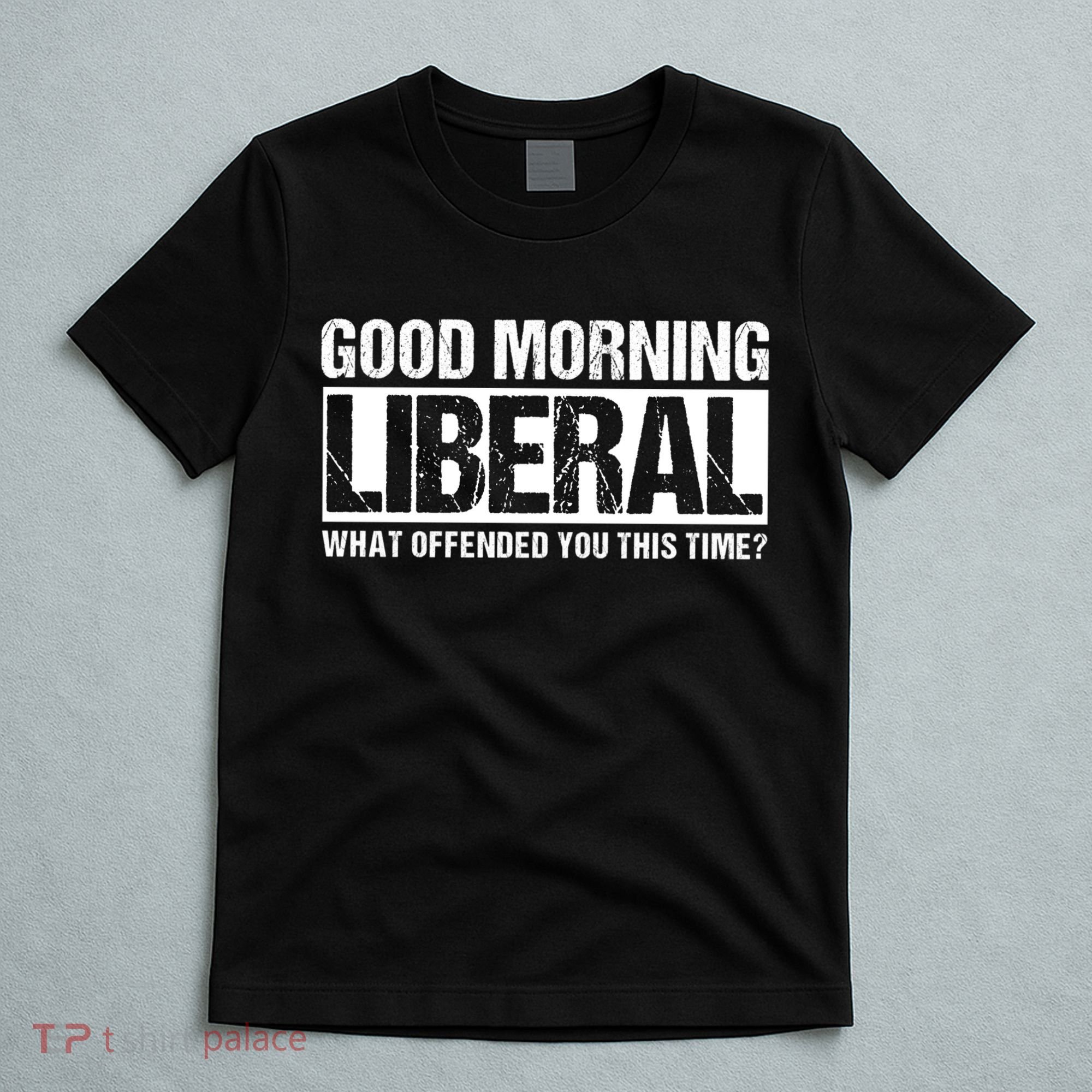 Good Morning Liberal What Offended You This Time? Anti Liberal T-Shirt