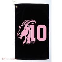 Goat Miami Mvp 10 Greatest Of All Time Golf Towel thumb 0