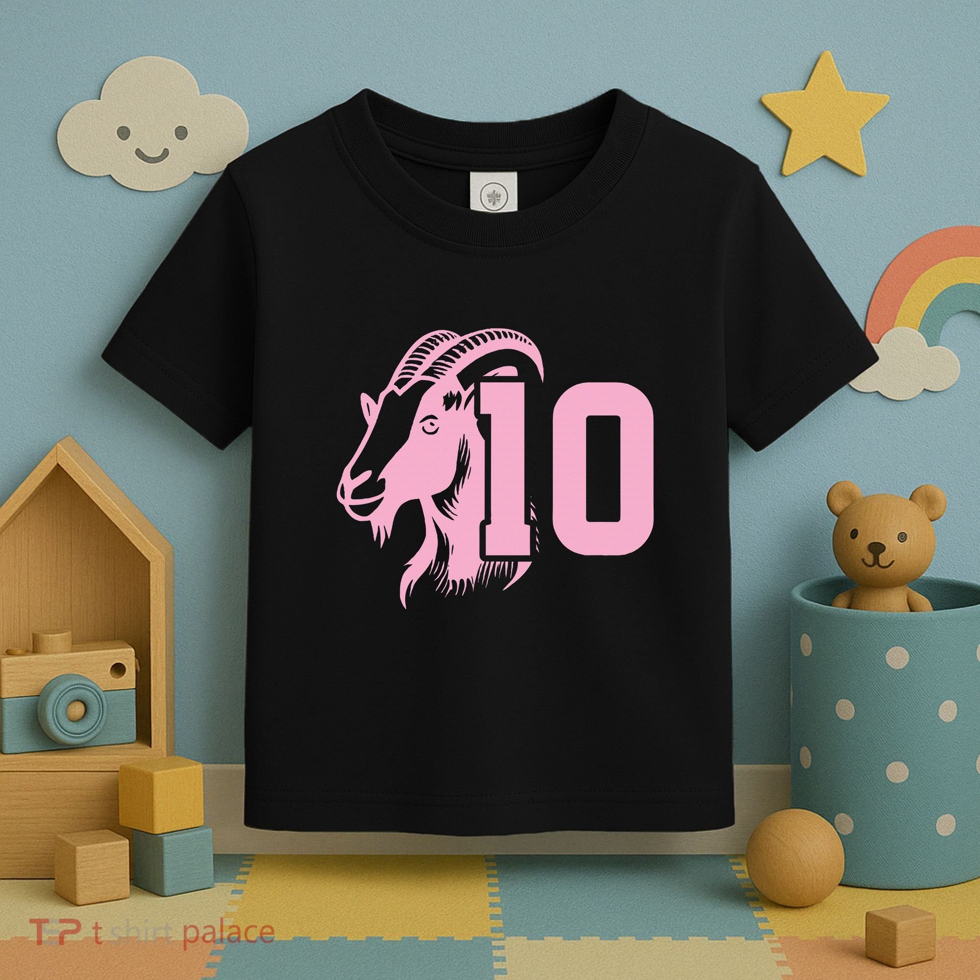 Goat Miami Mvp 10 Greatest Of All Time Toddler T-Shirt
