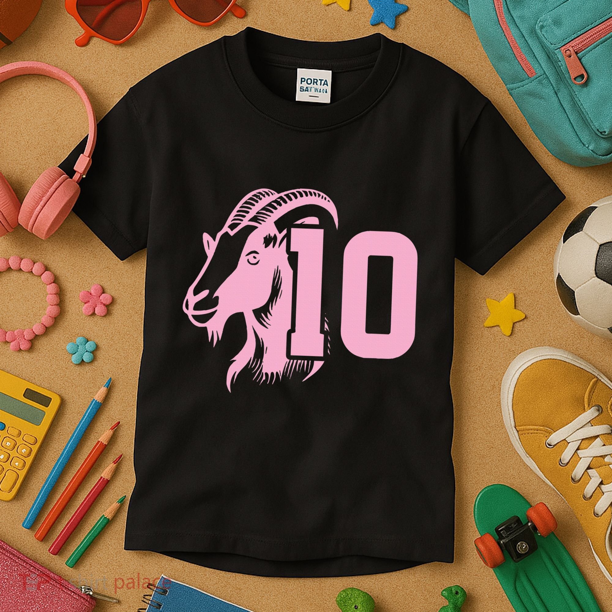 Goat Miami Mvp 10 Greatest Of All Time Kids T-Shirt