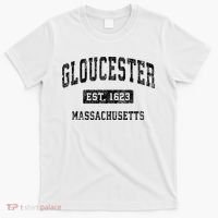 Gloucester Massachusetts Ma Vintage Established Sports T-Shirt thumb 0